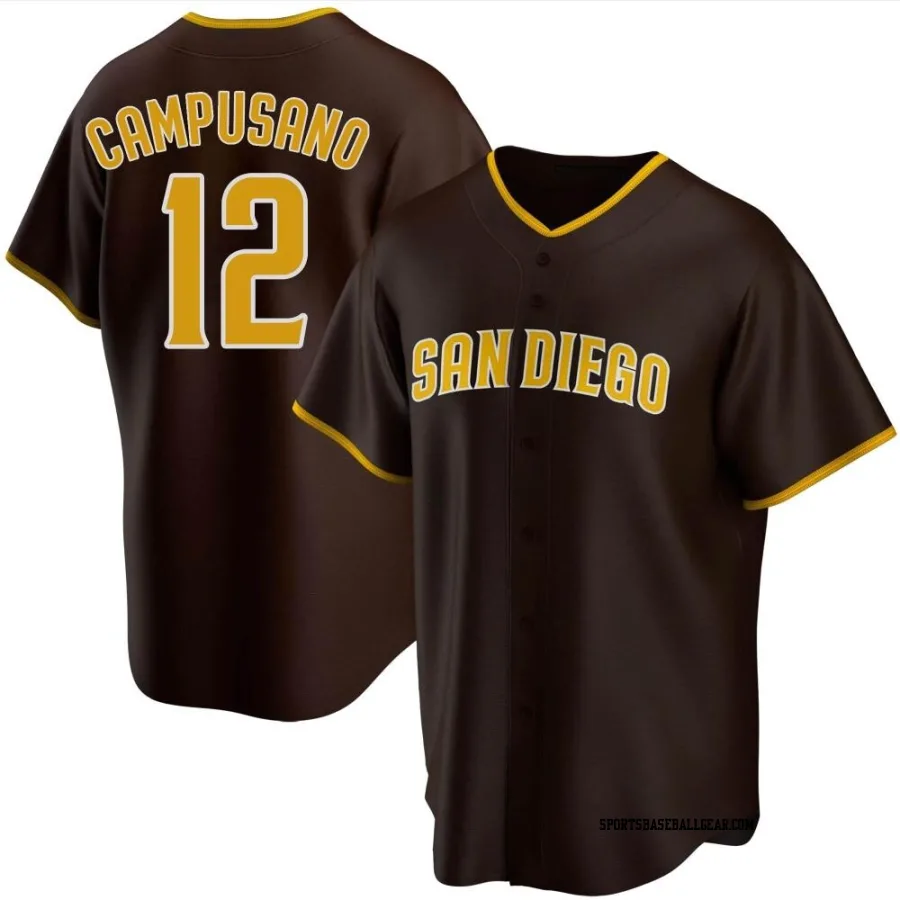 Luis Campusano Youth San Diego Padres Brown Replica Road Jersey