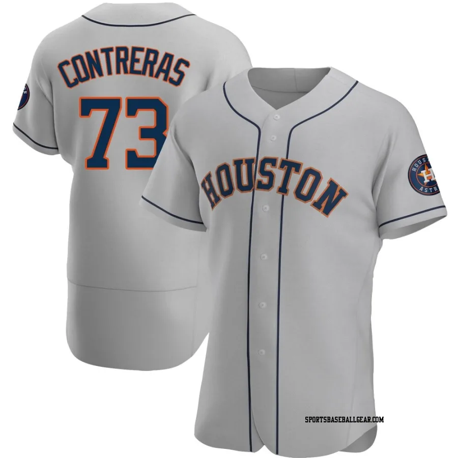 Luis Contreras Men's Houston Astros Gray Authentic Road Jersey