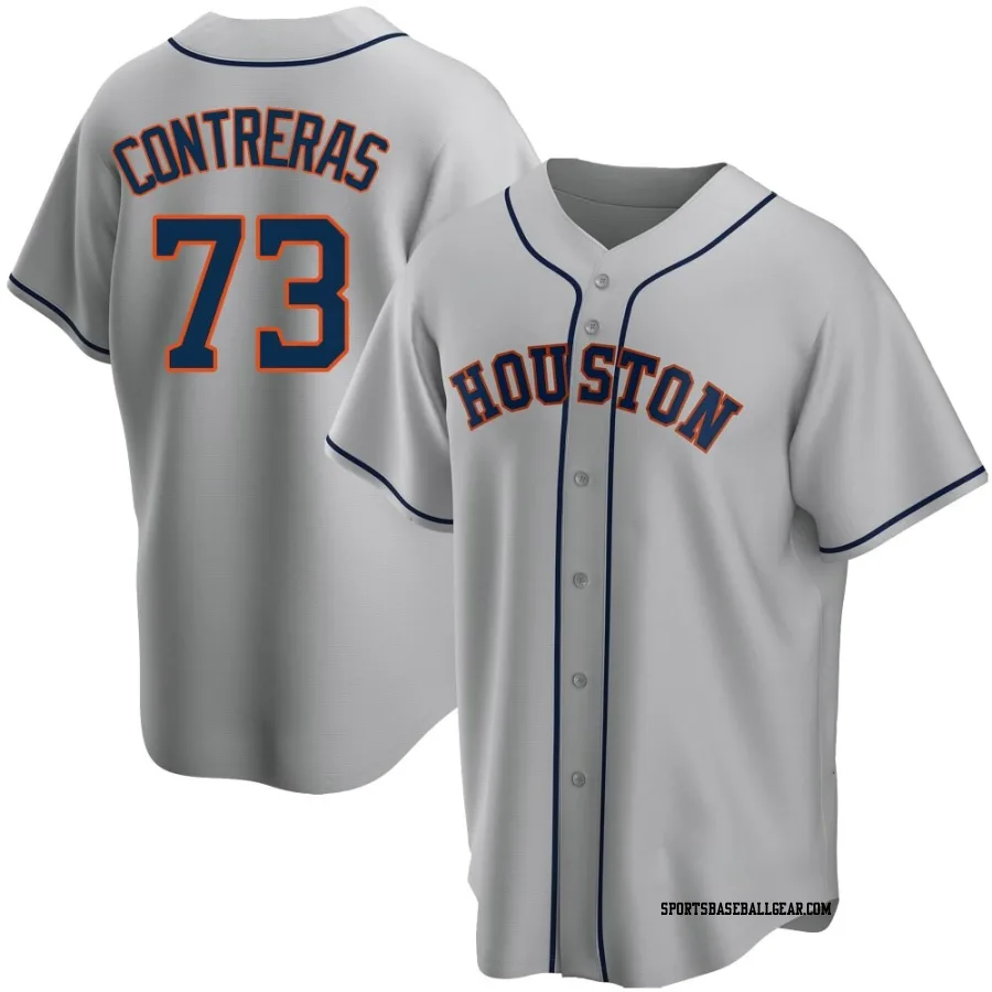 Luis Contreras Men's Houston Astros Gray Replica Road Jersey