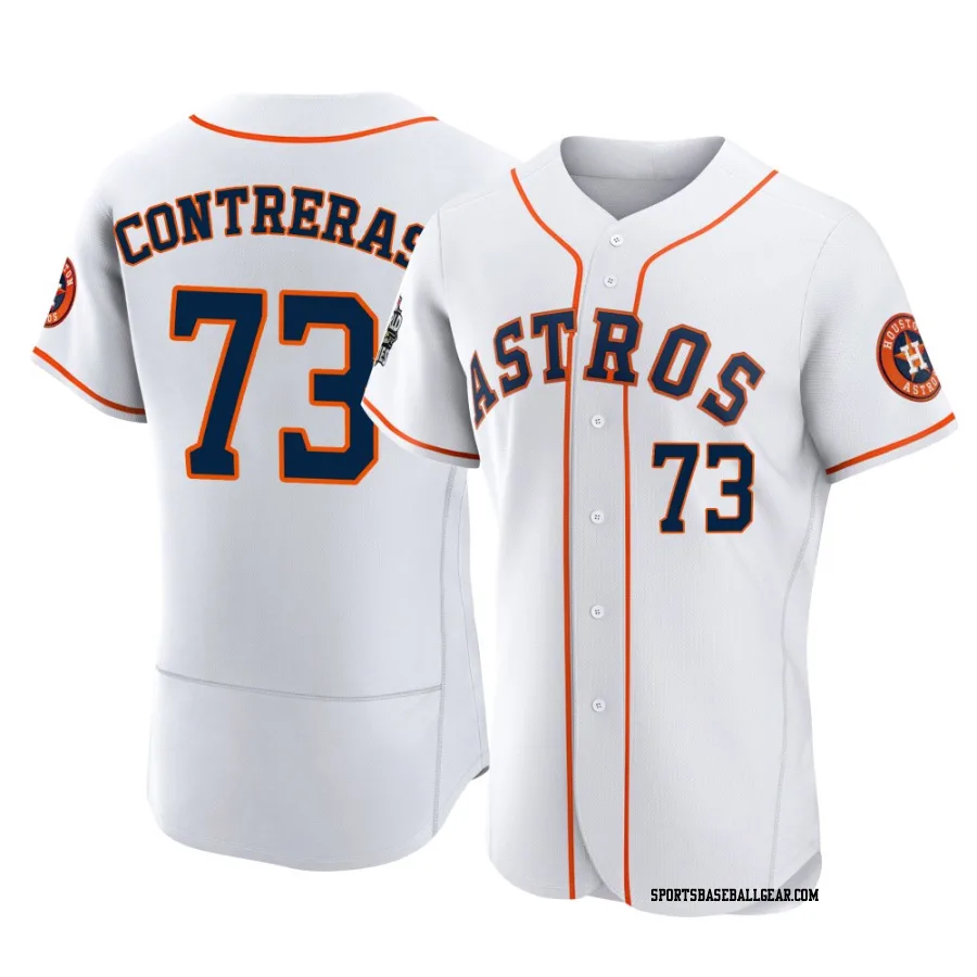 Luis Contreras Men's Houston Astros White Authentic 2022 World Series Home Jersey