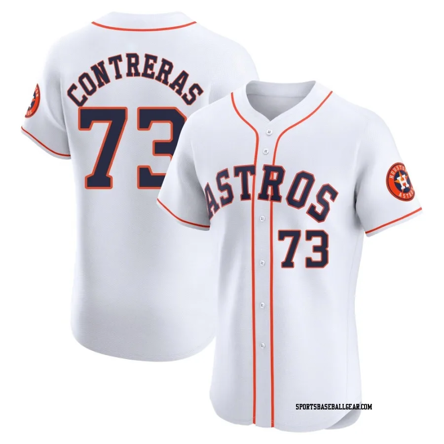 Luis Contreras Men's Houston Astros White Elite Home Jersey