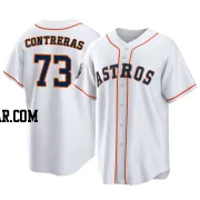 Luis Contreras Men's Houston Astros White Replica 2022 World Series Home Jersey