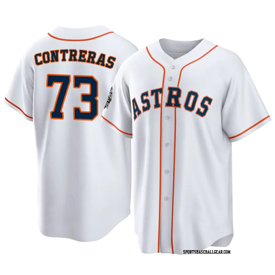 Luis Contreras Men's Houston Astros White Replica 2022 World Series Home Jersey