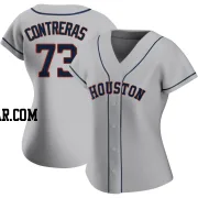 Luis Contreras Women's Houston Astros Gray Authentic Road 2020 Jersey