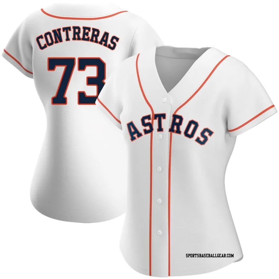 Luis Contreras Women's Houston Astros White Authentic Home Jersey