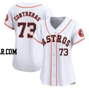 Luis Contreras Women's Houston Astros White Limited Home Jersey