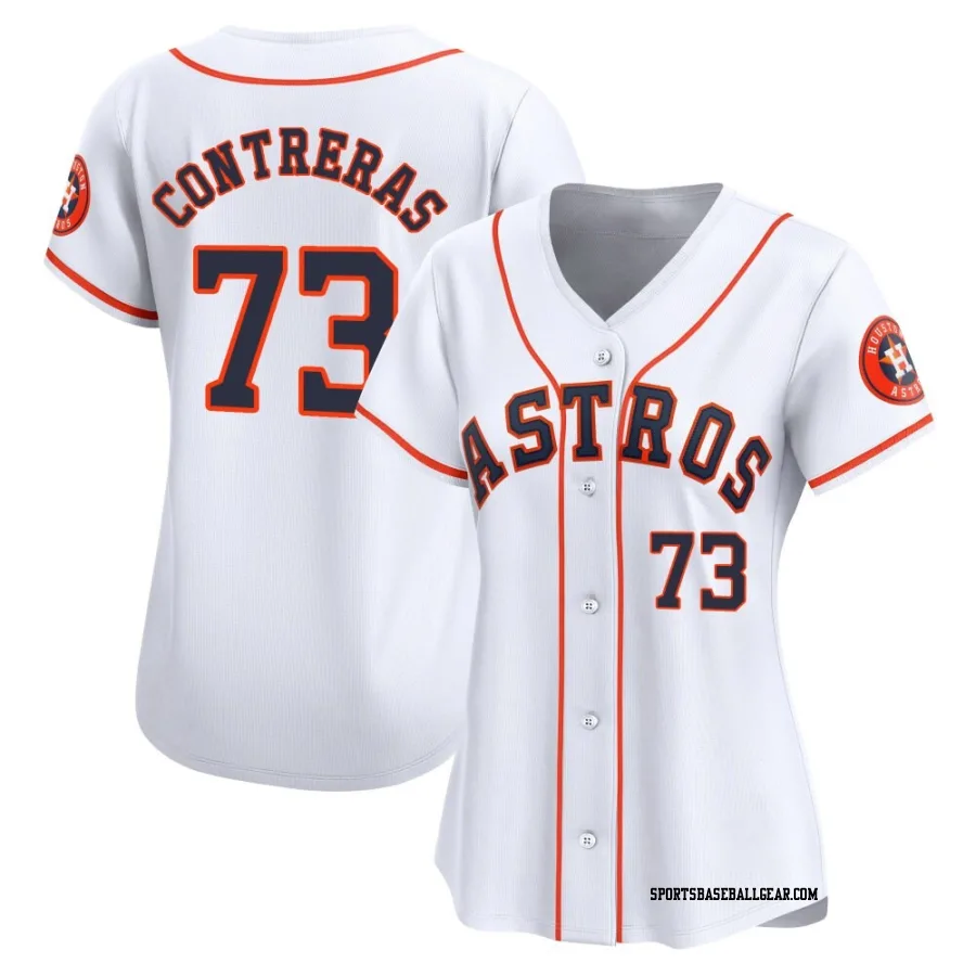 Luis Contreras Women's Houston Astros White Limited Home Jersey