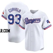 Luis Curvelo Men's Texas Rangers White Limited Home Jersey