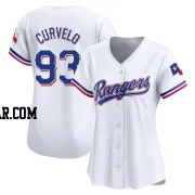 Luis Curvelo Women's Texas Rangers White Limited Home Jersey