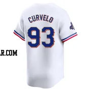 Luis Curvelo Youth Texas Rangers Gold Limited White 2024 Collection Jersey