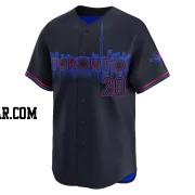 Luis De Los Santos Men's Toronto Blue Jays Black Limited 2024 City Connect Jersey