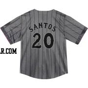 Luis De Los Santos Toddler New York Mets Limited Graphite 2024 City Connect Jersey