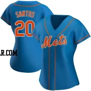 Luis De Los Santos Women's New York Mets Royal Authentic Alternate Jersey