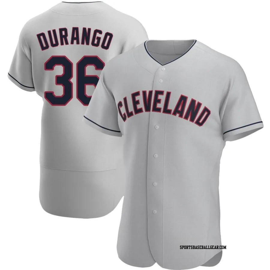 Luis Durango Men's Cleveland Guardians Gray Authentic Road Jersey