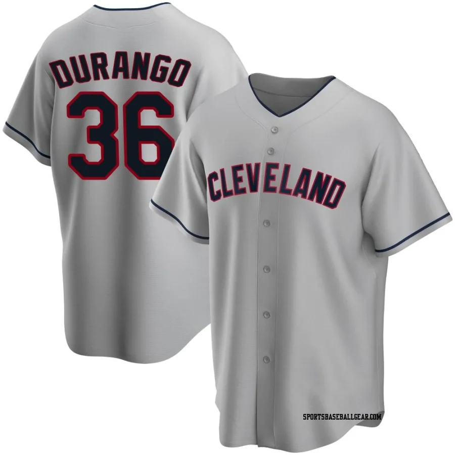 Luis Durango Youth Cleveland Guardians Gray Replica Road Jersey