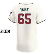 Luis Frias Men's Arizona Diamondbacks Cream Elite Home Jersey