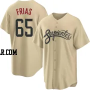 Luis Frias Men's Arizona Diamondbacks Gold Replica 2021 City Connect Cool Base Jersey