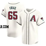 Luis Frias Men's Arizona Diamondbacks White Limited Home Jersey