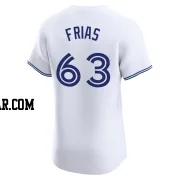 Luis Frias Men's Toronto Blue Jays White Elite Home Jersey