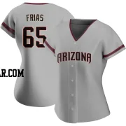 Luis Frias Women's Arizona Diamondbacks Gray Authentic Road Jersey