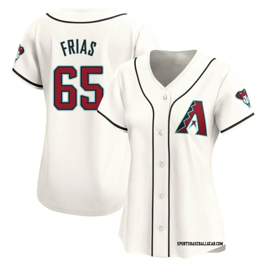 Luis Frias Women's Arizona Diamondbacks White Limited Home Jersey