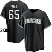 Luis Frias Youth Arizona Diamondbacks Black/White Replica Jersey