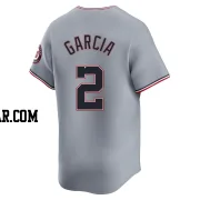 Luis Garcia Jr. Men's Washington Nationals Gray Limited Road Jersey