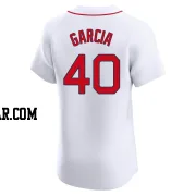 Luis Garcia Men's Boston Red Sox White Elite Home Jersey