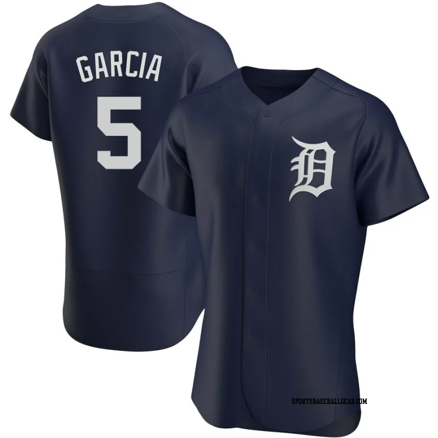 Luis Garcia Men's Detroit Tigers Navy Authentic Alternate Jersey