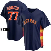 Luis Garcia Men's Houston Astros Navy Replica Alternate Jersey