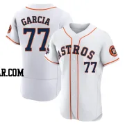 Luis Garcia Men's Houston Astros White Authentic 2022 World Series Champions Home Jersey