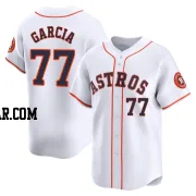 Luis Garcia Men's Houston Astros White Limited Home Jersey