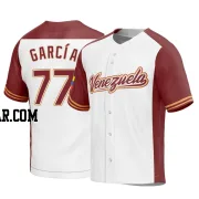 Luis Garcia Men's Venezuela Baseball White Replica 2023 World Baseball Classic Jersey