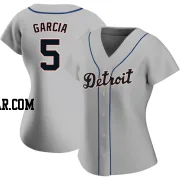 Luis Garcia Women's Detroit Tigers Gray Authentic Road Jersey