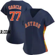 Luis Garcia Women's Houston Astros Navy Authentic Alternate Jersey