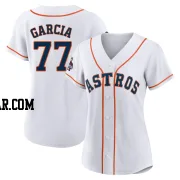 Luis Garcia Women's Houston Astros White Authentic 2022 World Series Champions Home Jersey