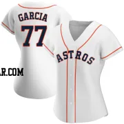 Luis Garcia Women's Houston Astros White Authentic Home Jersey