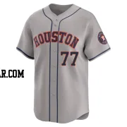 Luis Garcia Youth Houston Astros Gray Limited Away Jersey