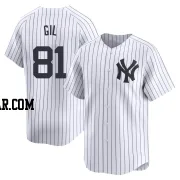 Luis Gil Men's New York Yankees White Limited Yankee Home Jersey