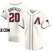 Luis Gonzalez Men's Arizona Diamondbacks White Limited Home Jersey