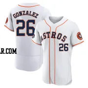 Luis Gonzalez Men's Houston Astros White Authentic 2022 World Series Champions Home Jersey