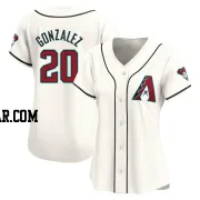 Luis Gonzalez Women's Arizona Diamondbacks White Limited Home Jersey