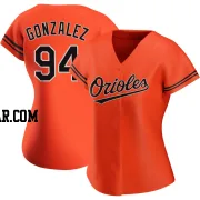 Luis Gonzalez Women's Baltimore Orioles Orange Authentic Alternate Jersey