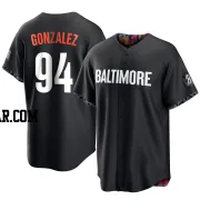 Luis Gonzalez Youth Baltimore Orioles Black Replica 2023 City Connect Jersey