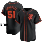 Luis Gonzalez Youth San Francisco Giants Black Limited Alternate Jersey