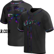 Luis Guerrero Men's Boston Red Sox Black Holographic Replica Alternate Jersey