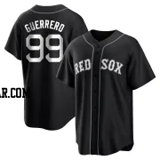 Luis Guerrero Men's Boston Red Sox Black/White Replica Jersey