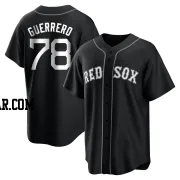 Luis Guerrero Men's Boston Red Sox Black/White Replica Jersey