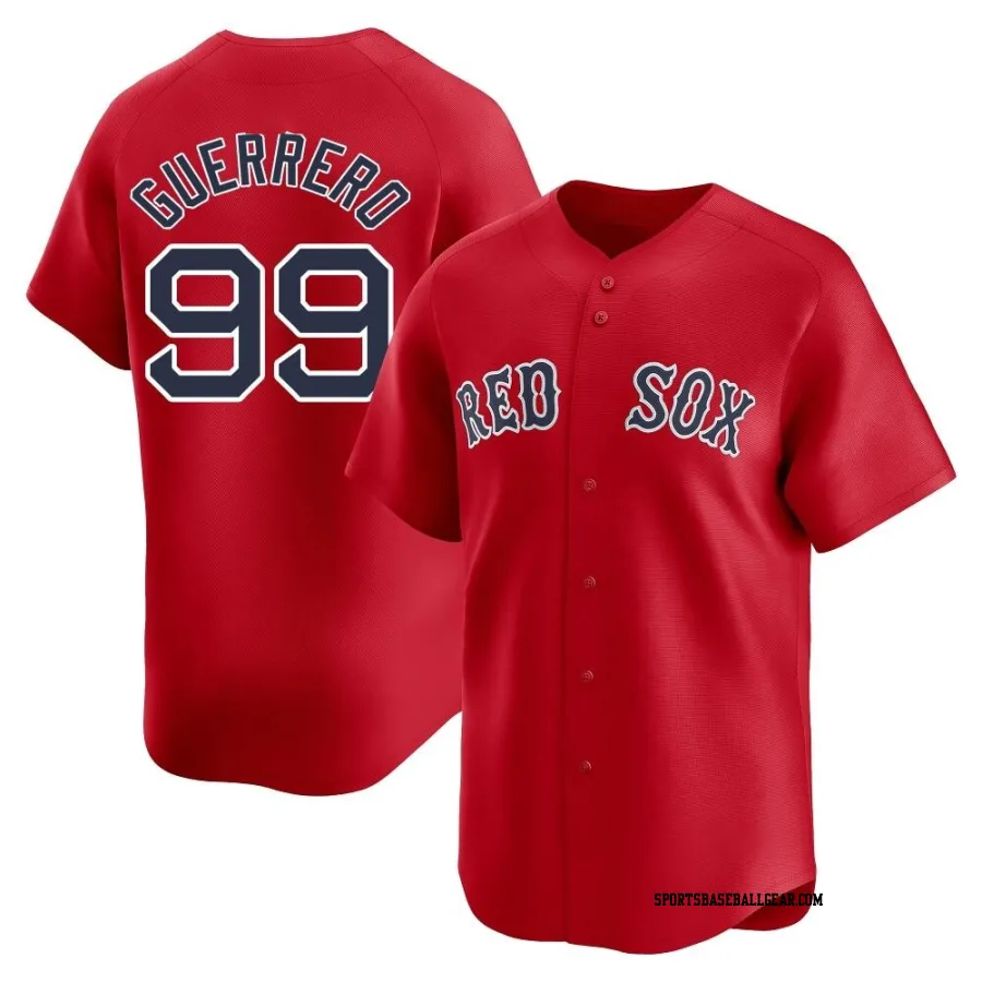 Luis Guerrero Men's Boston Red Sox Red Limited Alternate Jersey