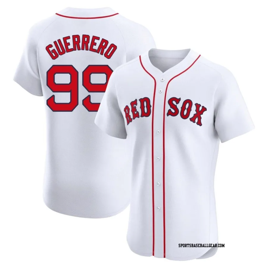 Luis Guerrero Men's Boston Red Sox White Elite Home Jersey